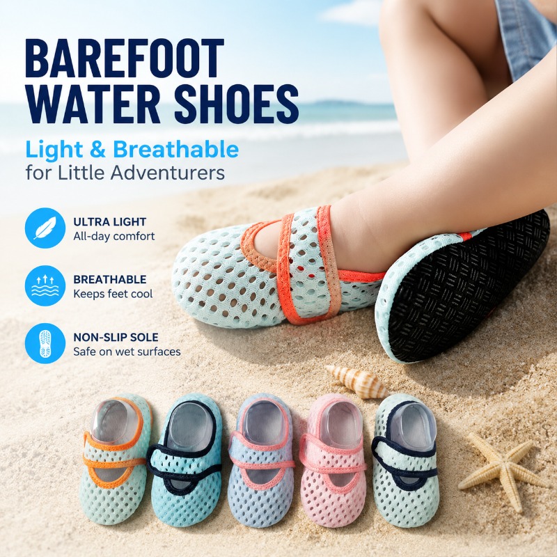 Unisex Baby Socks Non Slip - Boys Girls Barefoot Water Shoes Toddler