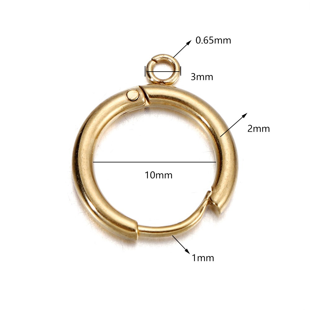10pcs/lot Stainless Steel Gold - Diapering review and price