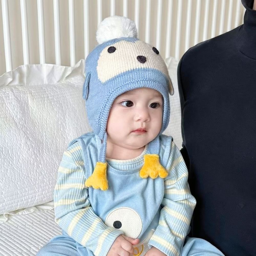 Adorable Baby Knitted Earflap  - Infant Beanie Hat With Ears review and price