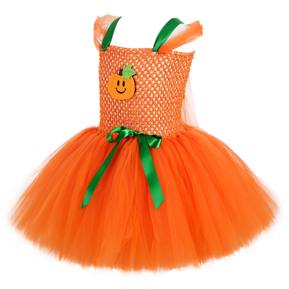Girls Halloween Pumpkin Costum - Toddler Girl Tulle Party Dress review and price