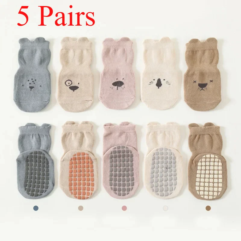 3/5 Pairs Breathable Casual So - Unisex Baby Socks Non Slip review and price
