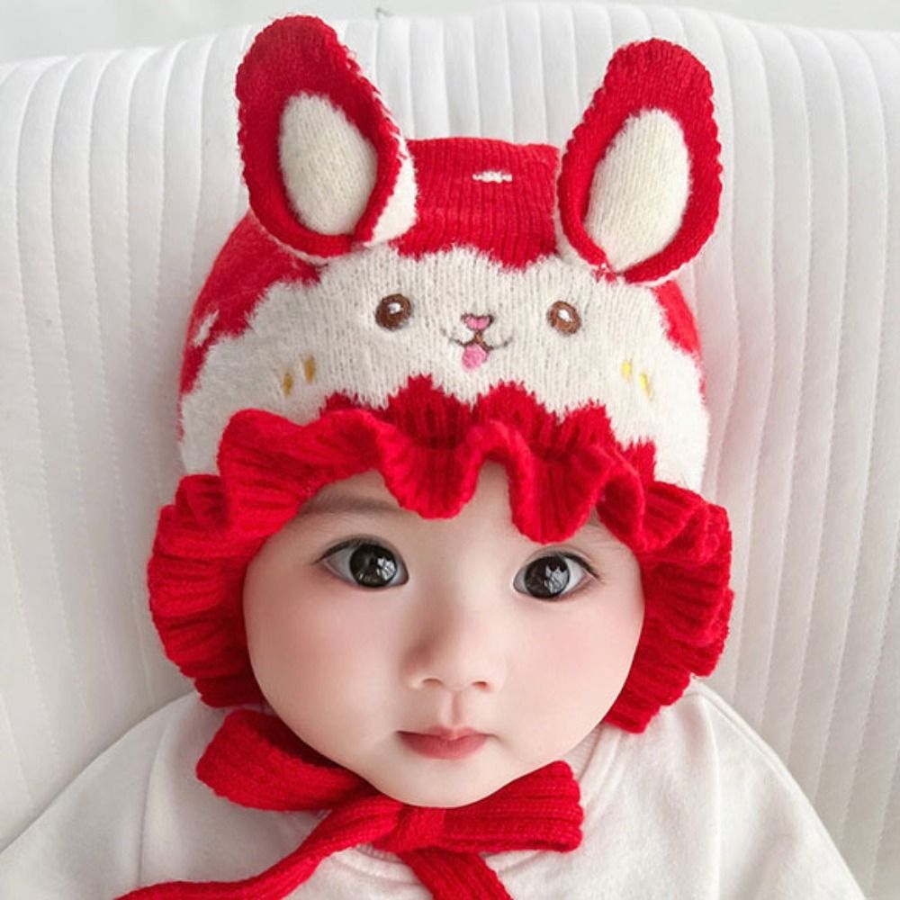 Fashion Rabbit Ear Baby Knitte - Infant Beanie Hat With Ears review and price
