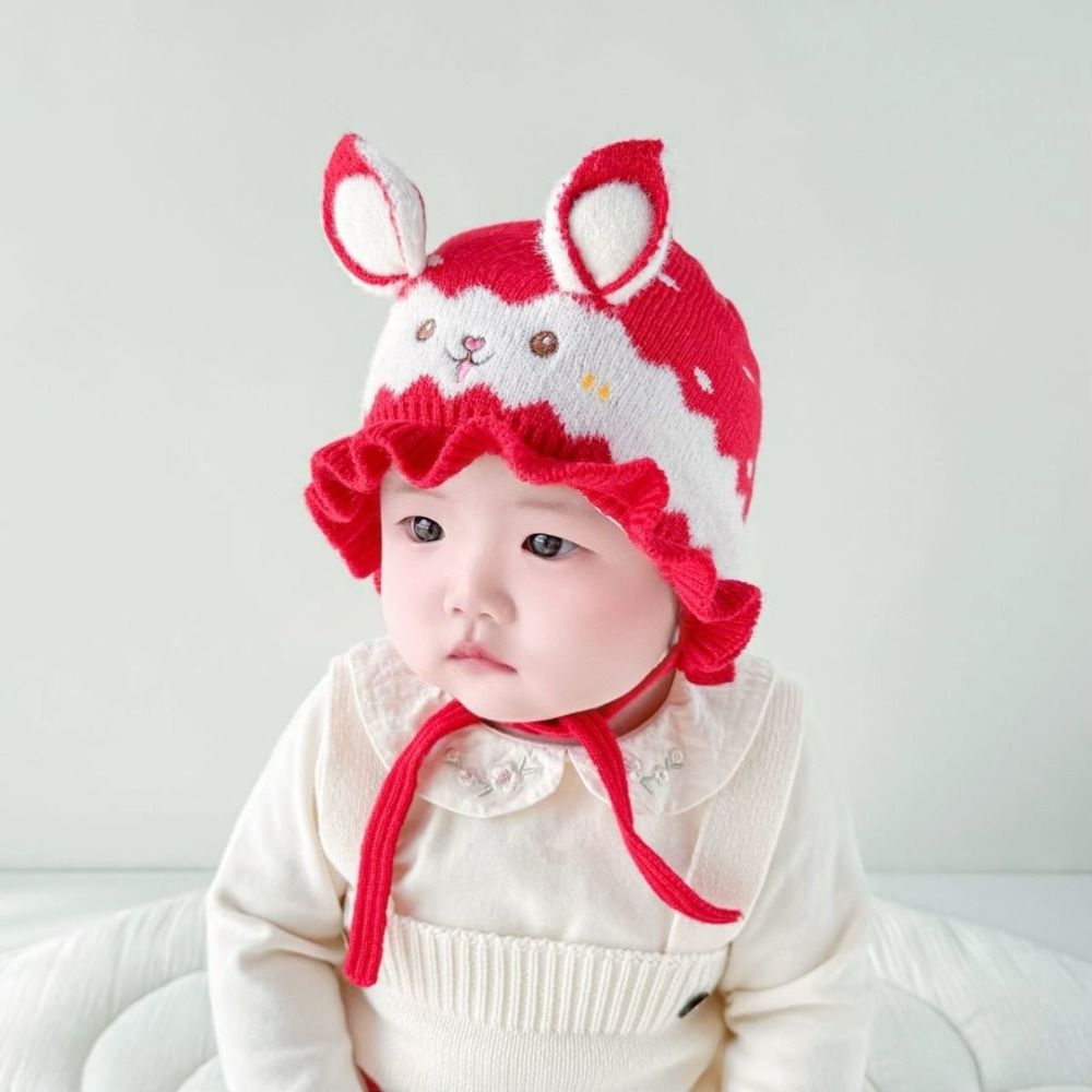 Fashion Rabbit Ear Baby Knitte - Infant Beanie Hat With Ears review and price