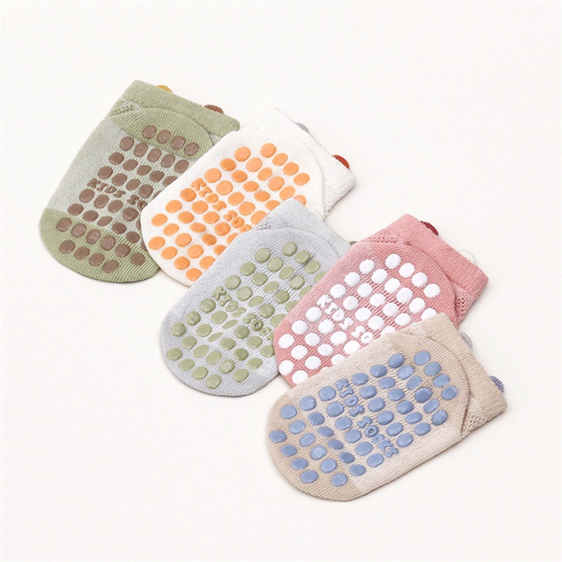 4Pairs/lot Children's Boy Girl - Unisex Baby Socks Non Slip review and price