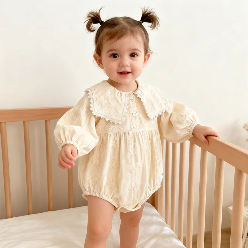 Spring Girls Sweet Princess On - Newborn Baby Girl Romper Floral review and price