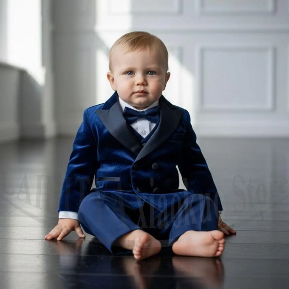 Baby Boys Velvet Suit Set with - Baby Boy Suit Set Baptism review and price